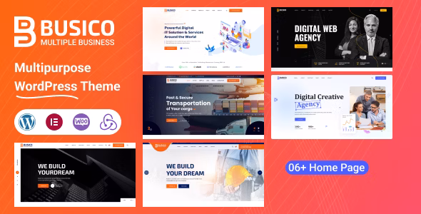 Busico – Multipurpose Business & Technology WordPress Theme 1.0.5