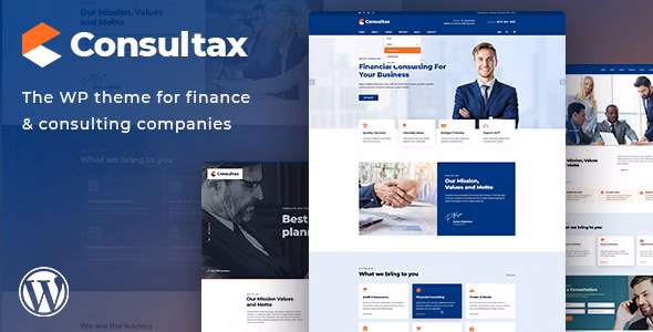 Consultax - Financial & Consulting WordPress Theme 1.2.3