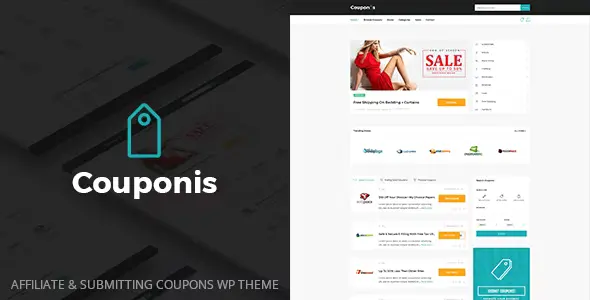 Couponis - Affiliate & Submitting Coupons WordPress Theme 3.1.9