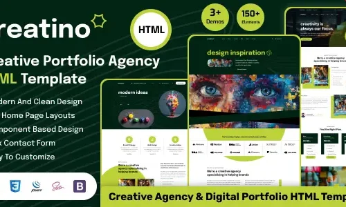 Creatino – Creative Agency & Portfolio HTML5 Template