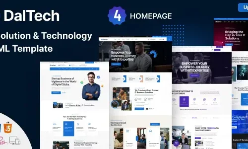 Daltech - IT Solution and Technology HTML5 Template