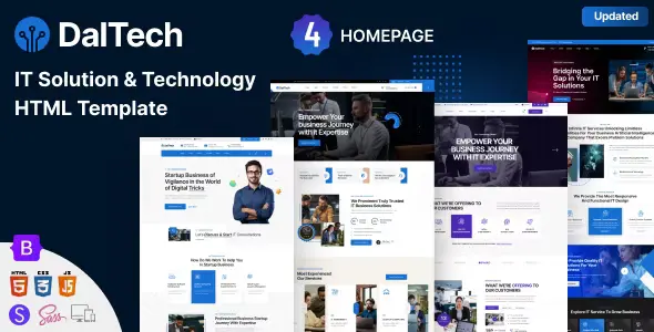 Daltech - IT Solution and Technology HTML5 Template