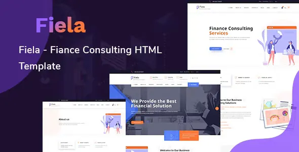 Fiela – Finance Consulting HTML5 Template