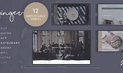 Ginger - Restaurant WordPress Theme