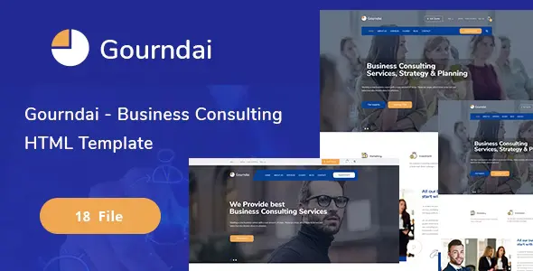 Gourndai - Business Consulting HTML5 Template