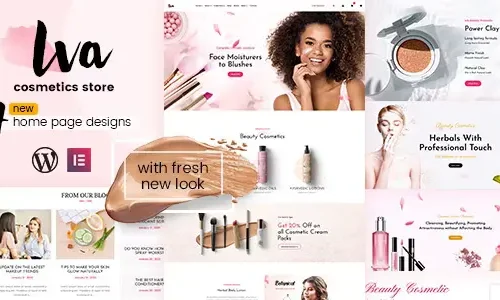Iva - Beauty Cosmetics Shop WordPress Theme