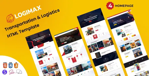 Logimax - Transportation & Logistics HTML5 Template