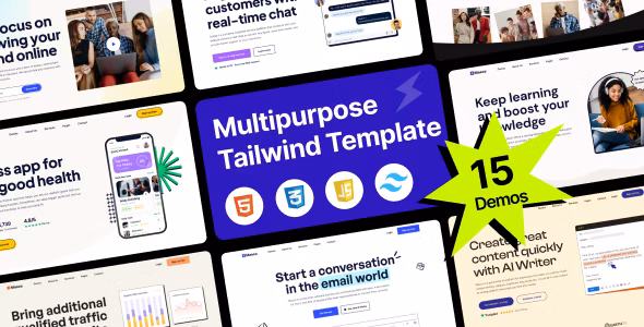 Masco - Saas Software Startup Tailwind Template 1.0