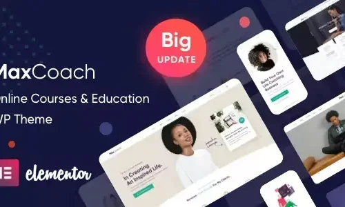 MaxCoach - Online Courses, Personal Coaching & Education WP Theme