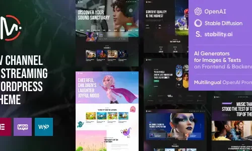 MediaFlex - TV Channel & Streaming WordPress Theme 1.2