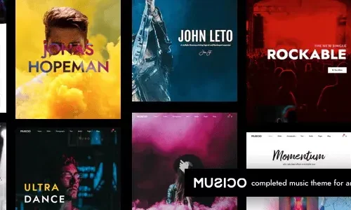 Musico - Music WordPress Theme 3.3.1