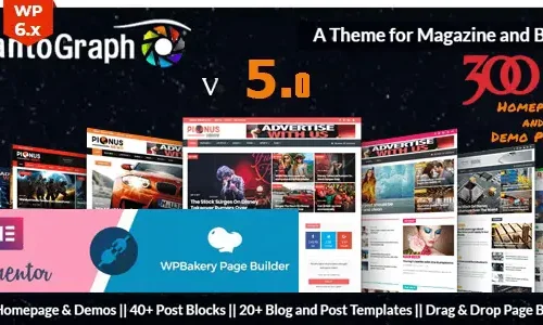PantoGraph - Newspaper Magazine Wordpress Theme