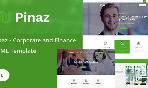 Pinaz - Corporate and Finance HTML5 Template