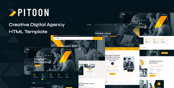 Pitoon - Creative Digital Agency HTML5 Template 1.0