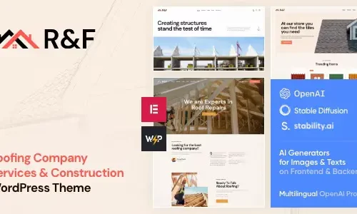 R&F - Roof & Floor WordPress Theme 1.0