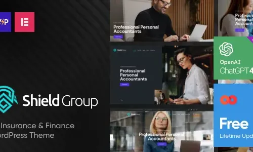 ShieldGroup - Insurance & Finance WordPress Theme 2.9