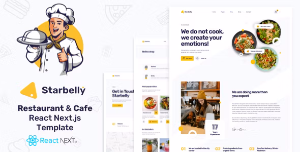 Starbelly - Restaurant React NextJS Template 1.0