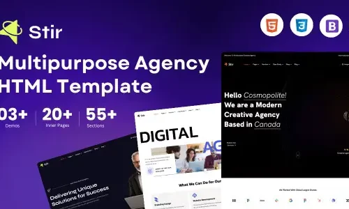 Stir - Multipurpose Agency HTML5 Template + RTL 1.0