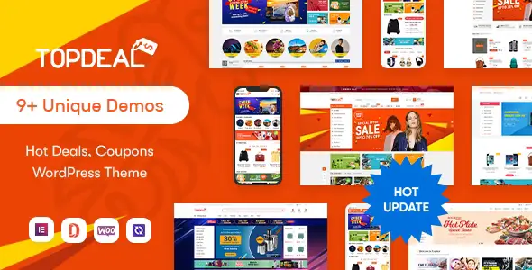 TopDeal - Multi Vendor Marketplace Elementor WooCommerce Theme