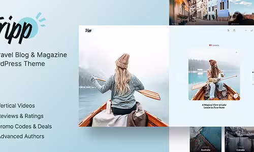 Tripp - Travel Blog & Magazine WordPress Theme 1.3.3