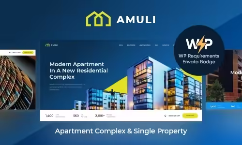 Amuli - Property & Real Estate Marketplace WordPress Theme 2.3.0