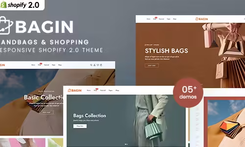 Bagin - Handbags & Shopping Responsive Shopify Theme