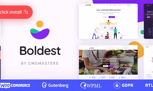 Boldest - Consulting and Marketing Agency WordPress Theme 1.1.1