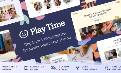 Play Time - Day Care & Kindergarten WordPress Theme 1.0.8