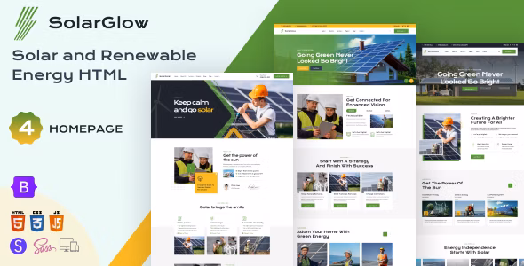 Solarglow - Solar & Renewable Energy HTML5 Template 1.0