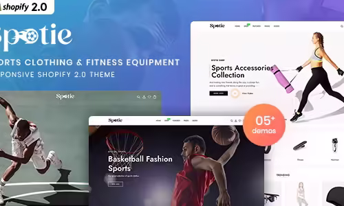 Spotie - Sports Clothing & Fitness Equipment Shopify 2.0 Theme