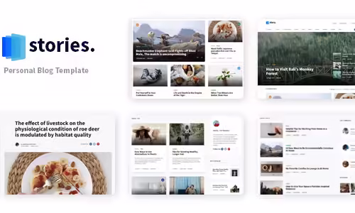 Stories - Personal Blog React NextJS Template 3.0
