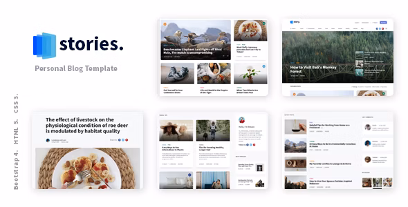 Stories - Personal Blog React NextJS Template 3.0