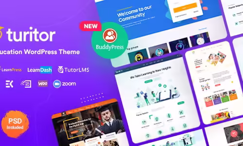 Turitor - Education WordPress Theme 1.4.9