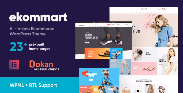ekommart - All-in-one eCommerce WordPress Theme 4.1.4