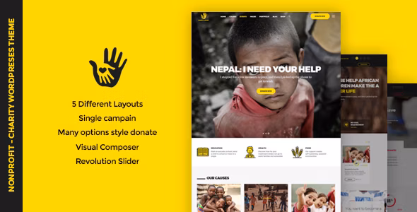 CharityHeart - Charity Responsive WordPress Theme 1.10