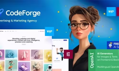CodeForge - IT Company WordPress Theme 1.1