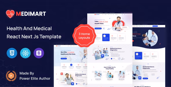 Medimart – Health And Medical React Next Js Template