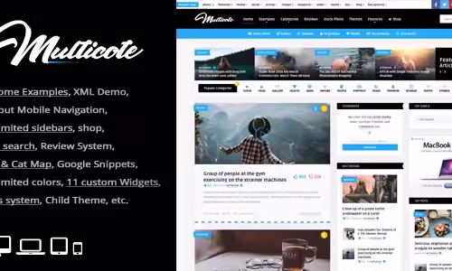 Multicote - Magazine and WooCommerce WordPress Theme 3.7
