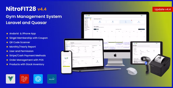NitroFIT28 | Fitness & Gym Management System 4.4.1