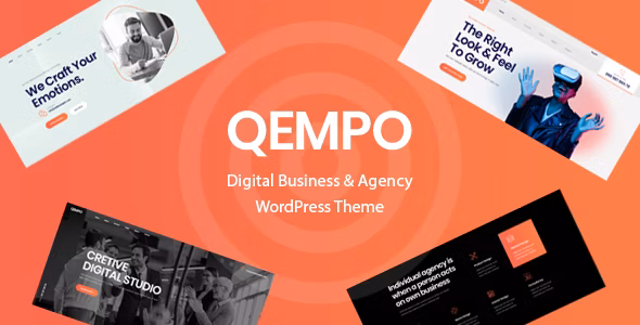 Qempo - Digital Agency Services WordPress Theme