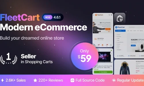 FleetCart - Laravel Ecommerce CMS PHP Script