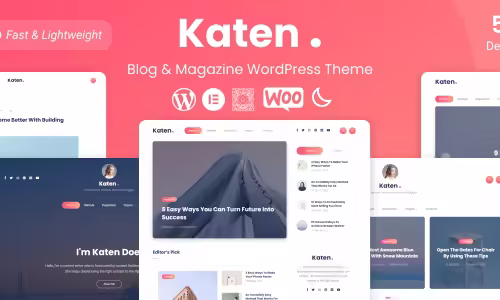 Katen - Blog & Magazine WordPress Theme 1.1
