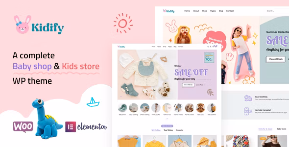 Kidify - Baby & Kids store eCommerce Woocommerce Theme 1.2.0
