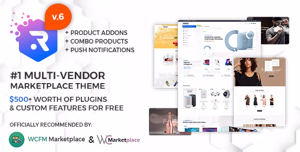 Rigid - WooCommerce Theme for WCFM Multi Vendor Marketplaces and single shops 6.1.9