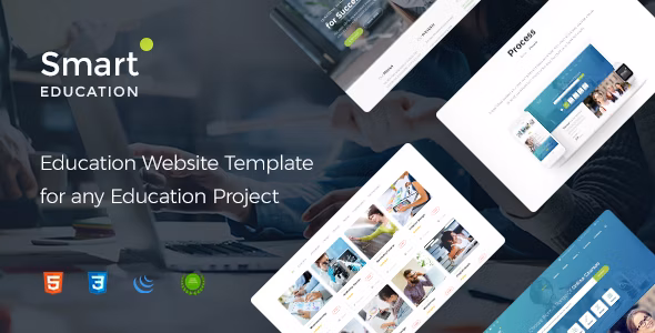 Smart Education - Educational, Courses, College, Events Website HTML Template