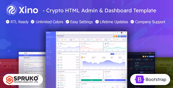 Xino - Cryptocurrency Admin Dashboard HTML Template