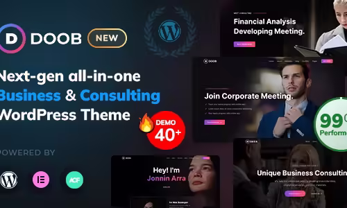 Doob - Business & Consulting WordPress Theme