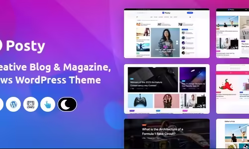Posty - News Magazine WordPress Theme 1.0