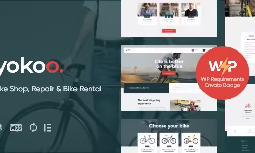 Yokoo - Bike Shop & Bicycle Rental WordPress Theme 1.1.8