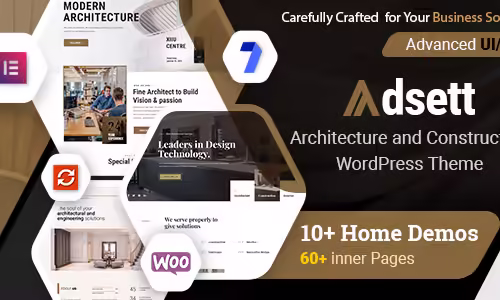 Adsett - Architecture WordPress Theme 1.0.6